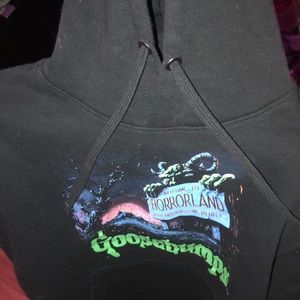 Goosebumps horror sweatshirt size medium fits a little small!
